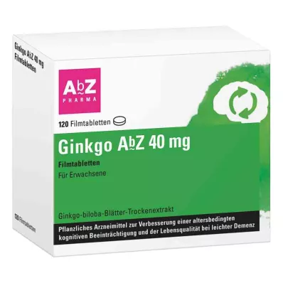Ginkgo Abz 40 mg filmovertrukne tabletter (120 stk.)