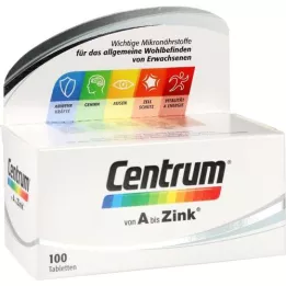 CENTRUM A-Zink-tabletter, 100 kapsler