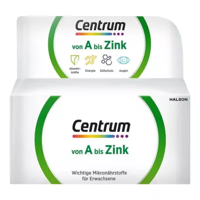 CENTRUM A-Zink-tabletter, 100 kapsler