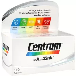 CENTRUM A-Zink-tabletter, 180 kapsler
