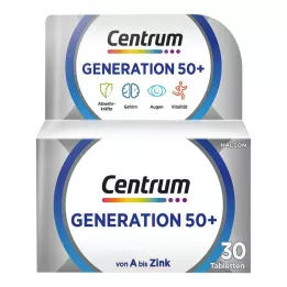 CENTRUM Generation 50+ tabletter, 30 kapsler