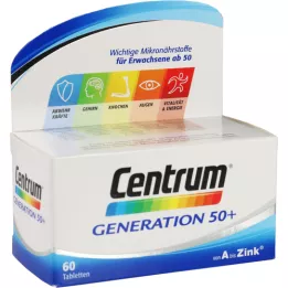 CENTRUM Generation 50+ tabletter, 60 kapsler