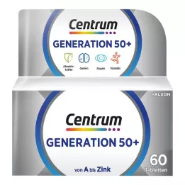 CENTRUM Generation 50+ tabletter, 60 kapsler