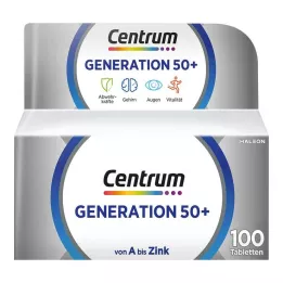CENTRUM Generation 50+ tabletter, 100 kapsler