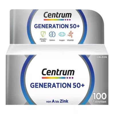 Centrum Generation 50 + tabletter, 100 stk