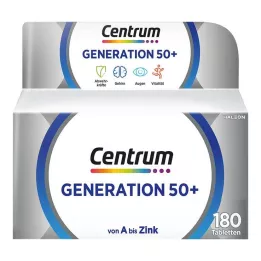 CENTRUM Generation 50+ tabletter, 180 kapsler
