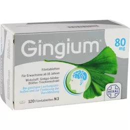 GINGIUM 80 mg filmovertrukne tabletter, 120 stk