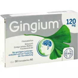 GINGIUM 120 mg filmovertrukne tabletter, 30 stk