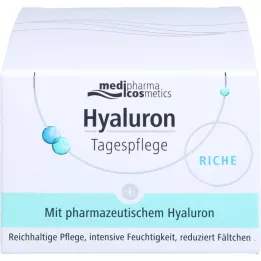 HYALURON TAGESPFLEGE riche creme på glas, 50 ml