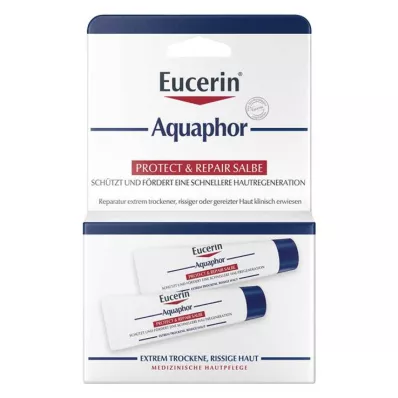 EUCERIN Aquaphor Protect &amp; Reparationssalve, 2X10 ml