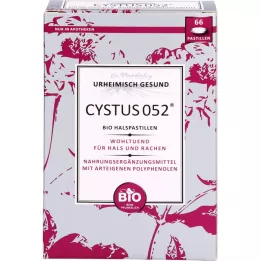 CYSTUS 052 Økologiske halspastiller, 66 stk