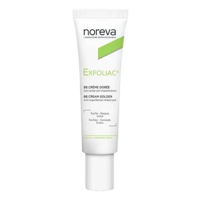 NOREVA Exfoliac tonet BB-mørk creme, 30 ml