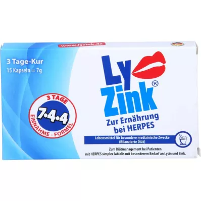 LY ZINK GEGEN HERPES Kapsler, 15 stk