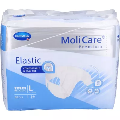 MOLICARE Premium Elastic Slip 6 dråber str. L, 30 stk