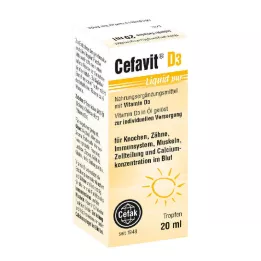 CEFAVIT D3 Flydende rene dråber til oral brug, 20 ml