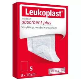 LEUKOPLAST Leukomed steril 8x10 cm sårforbinding, 5 stk