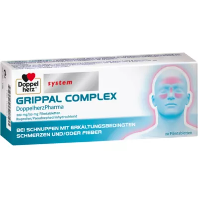 GRIPPAL COMPLEX DoppelherzPharma 200 mg/30 mg FTA, 20 stk