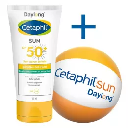 CETAPHIL Sun Daylong SPF 50+ sens.gel-fluid ansigt, 50 ml