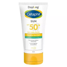 CETAPHIL Sun Daylong SPF 50+ sens.gel-fluid ansigt, 50 ml