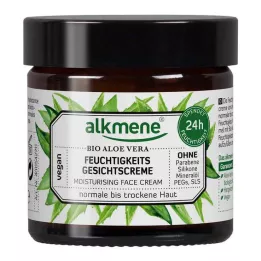 ALKMENE Fugtgivende ansigtscreme med økologisk aloe vera, 50 ml