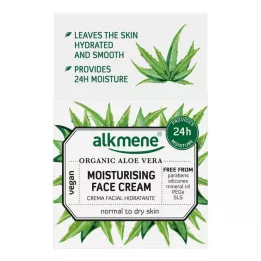 ALKMENE Fugtgivende ansigtscreme med økologisk aloe vera, 50 ml