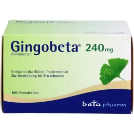 GINGOBETA 240 mg filmovertrukne tabletter, 100 stk