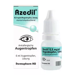 AZEDIL 0,5 mg/ml øjendråbeopløsning, 6 ml