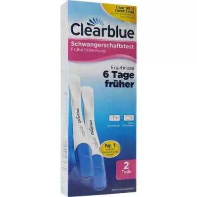 CLEARBLUE Tidlig graviditetstest, 2 stk