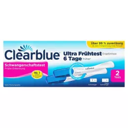 CLEARBLUE Tidlig graviditetstest, 2 stk