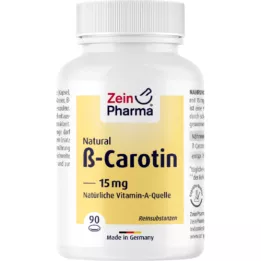 BETA CAROTIN NATURAL 15 mg ZeinPharma bløde kapsler, 90 stk