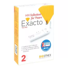 EXACTO HIV Selvtest for par, 1 stk