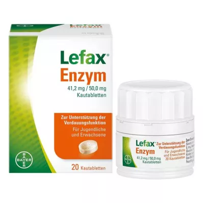 Lefax enzym tyggetabletter, 20 stk