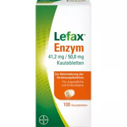 LEFAX Enzym tyggetabletter, 100 stk