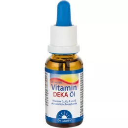 VITAMIN DEKA Dr. Jacobs oliedråber, 20 ml