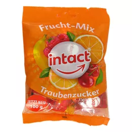 INTACT Dextrose-pose med frugtblanding, 100 g