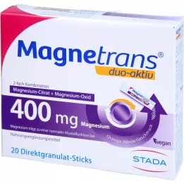 MAGNETRANS duo-aktiv 400 mg sticks, 20 stk