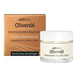 OLIVENÖL INTENSIVCREME Næringsrig natcreme, 50 ml
