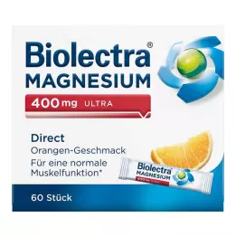 BIOLECTRA Magnesium 400 mg ultra Direct Orange, 60 kapsler