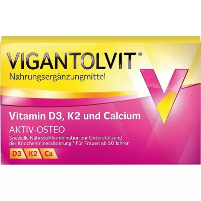 VIGANTOLVIT D3-vitamin K2 calcium filmovertrukne tabletter, 30 kapsler