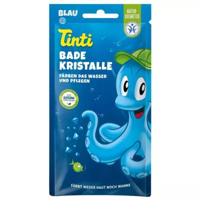 Tinti badekrystaller blå, 60 g