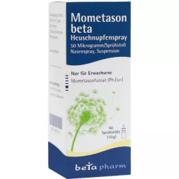 MOMETASON beta Høfeber Spray 50μg/Sp.60 Sp.St, 10 g