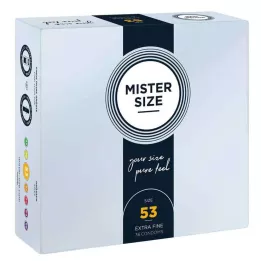 MISTER Størrelse 53 kondomer, 36 stk