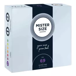 MISTER Størrelse 69 kondomer, 36 stk