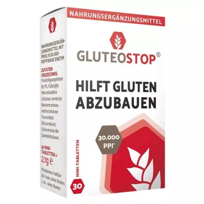 GLUTEOSTOP Tabletter, 30 stk