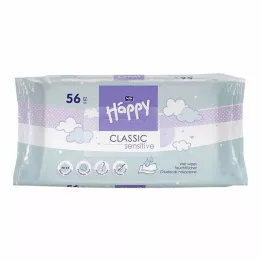 BELLA Happy Baby vådservietter sensitive med klik, 56 stk