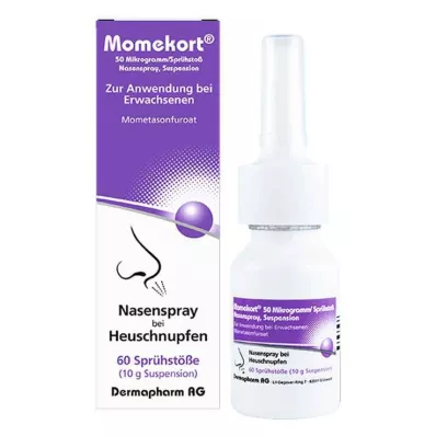 MOMEKORT 50 μg/spray næsespray suspension 60 voksne, 10 g