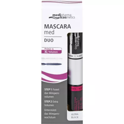 MASCARA med Duo Primer &amp; XL Volumen, 10 ml