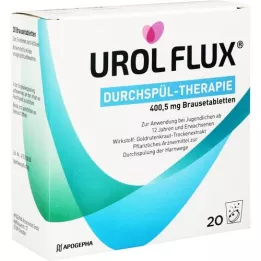 UROL FLUX Irrigationsterapi 400,5 mg brusetabletter, 20 stk