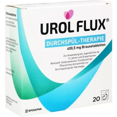 UROL FLUX Irrigationsterapi 400,5 mg brusetabletter, 20 stk