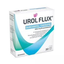 UROL FLUX Irrigationsterapi 400,5 mg brusetabletter, 20 stk